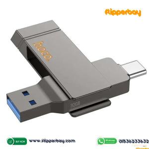 Hoco UD15 USB 3.2 2-in-1 Type-C Flash Drive – 32GB/64GB/128GB/256GB